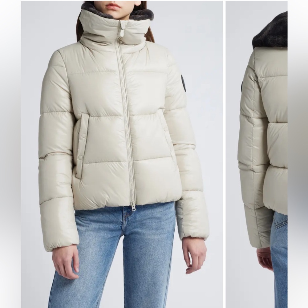 Save the Duck Moma Water Repellent Quilted Puffer Jacket Size Large